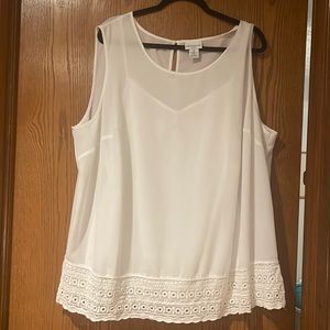 White Liz Claiborne 2x